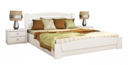 Дерев'яне ліжко Селена Аурі ТМ Естелла з підйомним механізмом, матеріал бук, основа ламелі, 8 кольорів