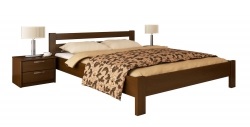 Дерев'яне ліжко РЕНАТА ТМ Естелла, матеріал бук, основа ламелі, 8 кольорів 120х200 Масив
