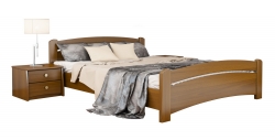 Дерев'яне ліжко ВЕНЕЦІЯ ТМ Естелла, матеріал бук, основа ламелі, 8 кольорів 160х190  Масив