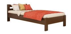 Дерев'яне ліжко РЕНАТА ТМ Естелла, матеріал бук, основа ламелі, 8 кольорів 80х190 Щит