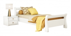 Дерев'яне ліжко ДІАНА ТМ Естелла, матеріал бук, основа ламелі, 8 кольорів